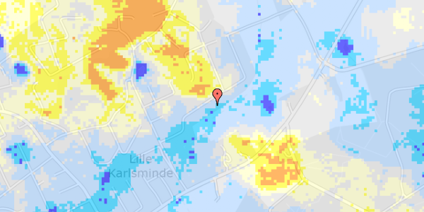 Ekstrem regn på Hermelinvej 14