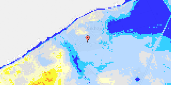 Ekstrem regn på Kattegatvejen 6