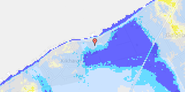 Ekstrem regn på Kattegatvejen 50