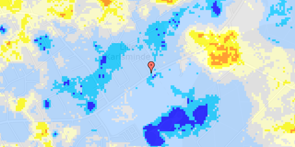 Ekstrem regn på Ll Karlsmindevej 89B