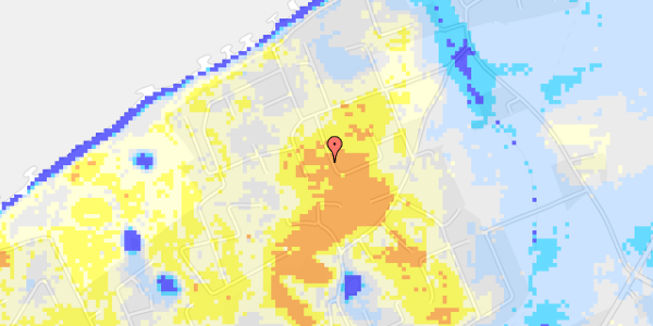 Ekstrem regn på Møller Ager 8