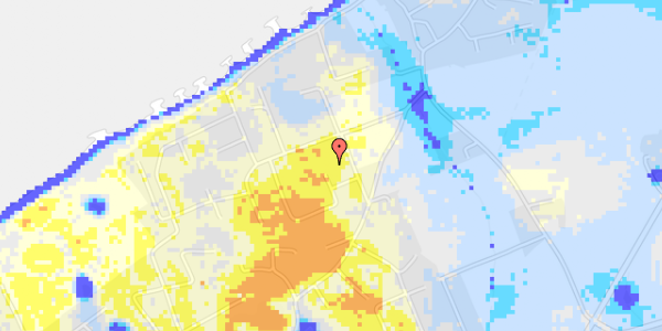 Ekstrem regn på Møller Ager 21