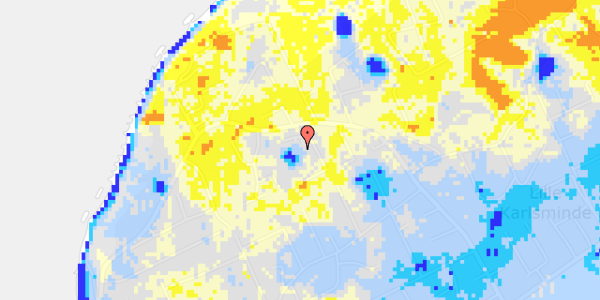 Ekstrem regn på Narssakvej 1