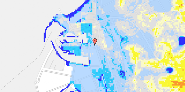 Ekstrem regn på Nordre Beddingsvej 9B