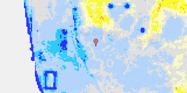 Ekstrem regn på Norgesvej 8