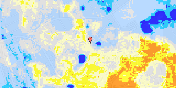 Ekstrem regn på Peder Olsensvej 24