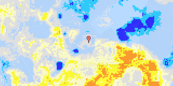 Ekstrem regn på Peder Olsensvej 43