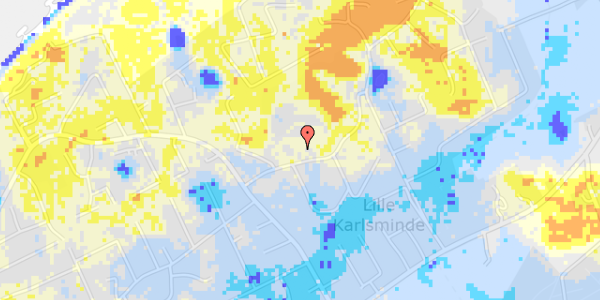 Ekstrem regn på Sandvejen 54