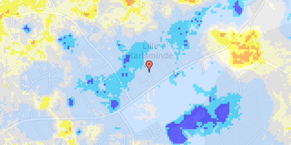 Ekstrem regn på Smedesvinget 20