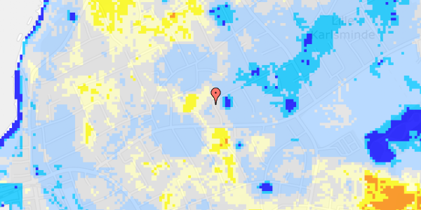 Ekstrem regn på Solsortvej 5