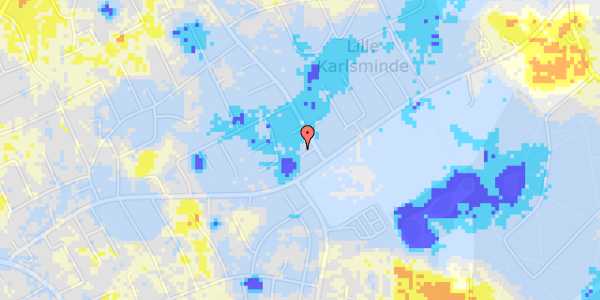 Ekstrem regn på Spodsbjergvej 5