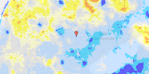 Ekstrem regn på Spodsbjergvej 31