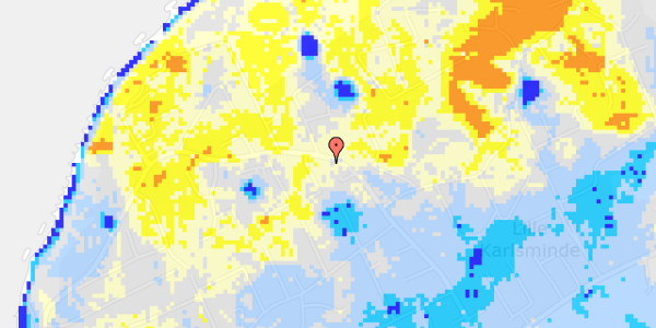 Ekstrem regn på Spodsbjergvej 55