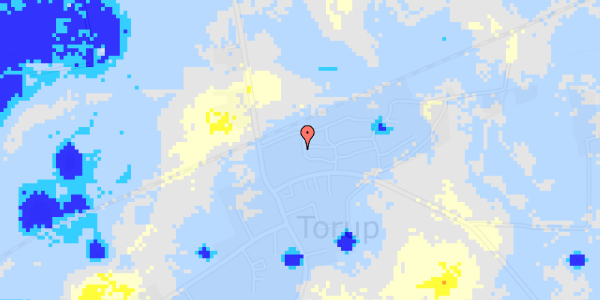 Ekstrem regn på Stationsvej 8