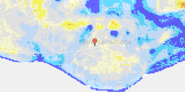 Ekstrem regn på St Karlsmindevej 93A