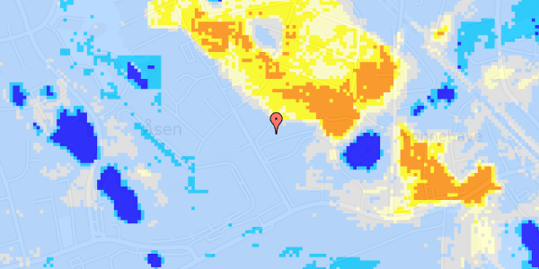 Ekstrem regn på Bel Colles Alle 8D