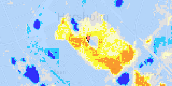 Ekstrem regn på Blochs Vænge 6