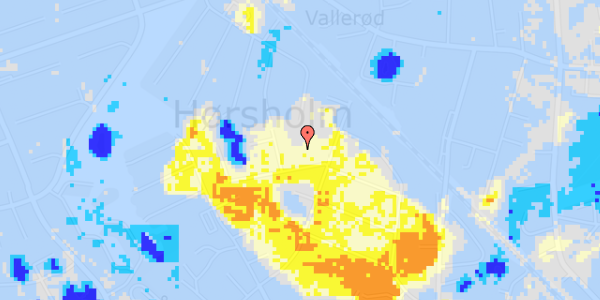 Ekstrem regn på Constantiavej 4A