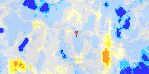 Ekstrem regn på Fagerlunden 16