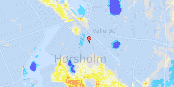 Ekstrem regn på Fredensvej 18