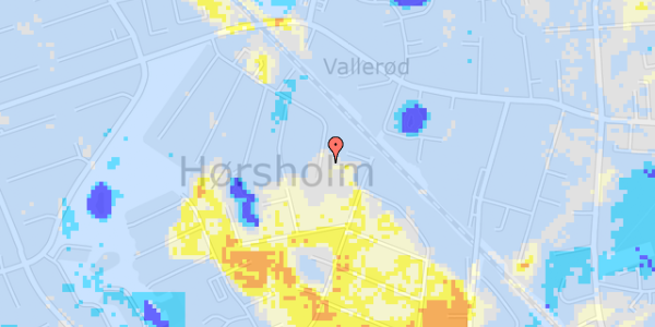 Ekstrem regn på Fredensvej 55