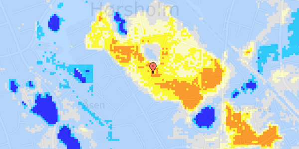 Ekstrem regn på Gl Vallerødvej 21