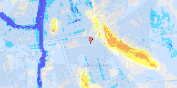 Ekstrem regn på Højmose Vænge 29, st. th