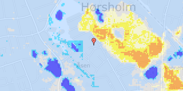 Ekstrem regn på Højskolevej 21