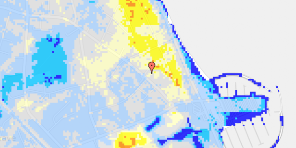 Ekstrem regn på Kirkevej 2A