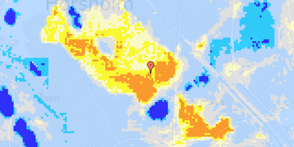 Ekstrem regn på Knudsvej 8