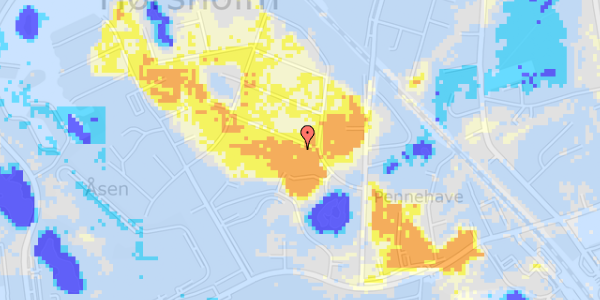 Ekstrem regn på Knudsvej 19