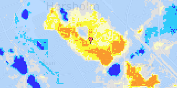 Ekstrem regn på Knudsvej 31