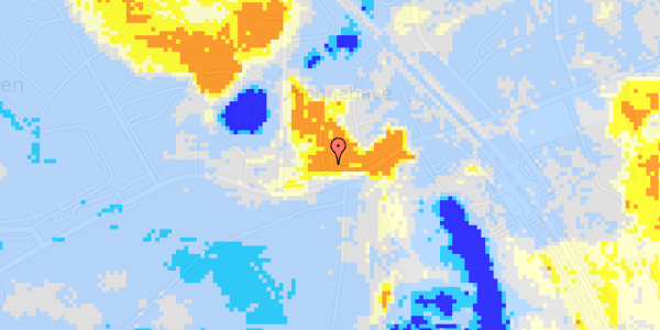 Ekstrem regn på Lille Pennehave 1