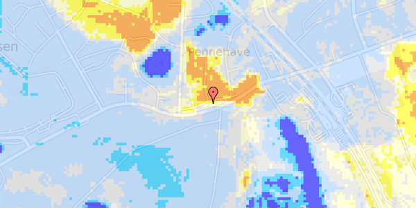 Ekstrem regn på Pennehave 12, st. 