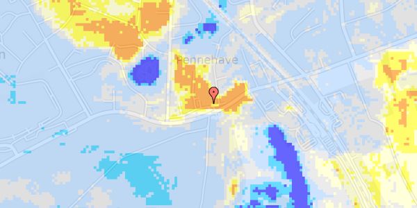 Ekstrem regn på Pennehave 17