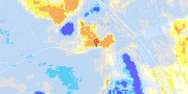 Ekstrem regn på Pennehave 18, st. 