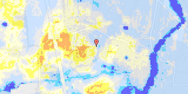 Ekstrem regn på Ringvej 12