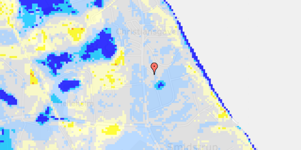 Ekstrem regn på Rungsted Strandvej 34