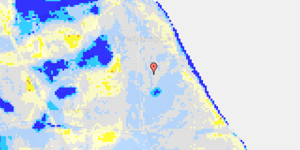 Ekstrem regn på Rungsted Strandvej 38