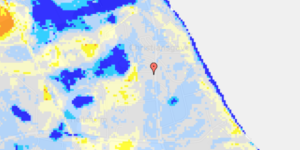 Ekstrem regn på Rungsted Strandvej 51