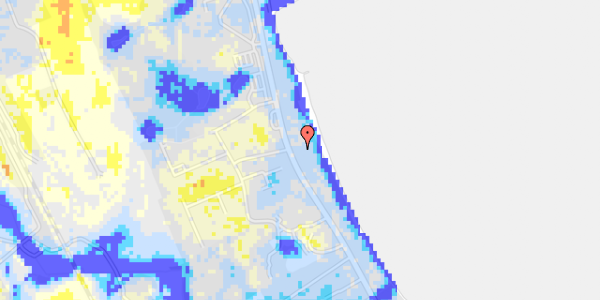 Ekstrem regn på Rungsted Strandvej 88