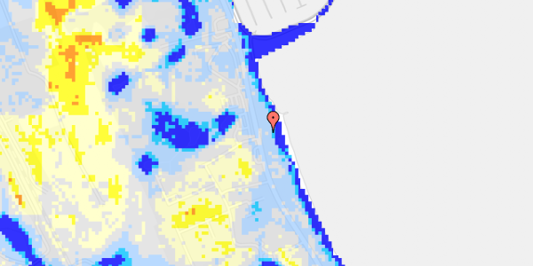 Ekstrem regn på Rungsted Strandvej 98