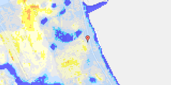 Ekstrem regn på Rungsted Strandvej 99