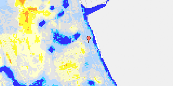 Ekstrem regn på Rungsted Strandvej 101