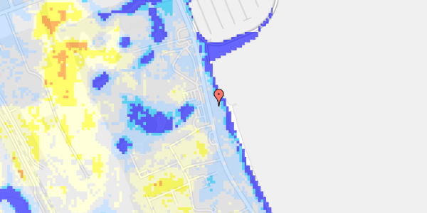 Ekstrem regn på Rungsted Strandvej 104