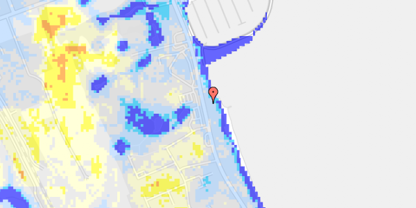 Ekstrem regn på Rungsted Strandvej 106