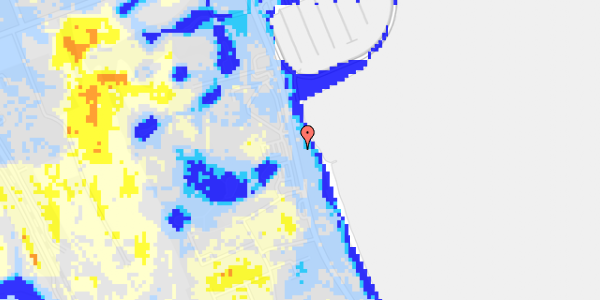 Ekstrem regn på Rungsted Strandvej 110