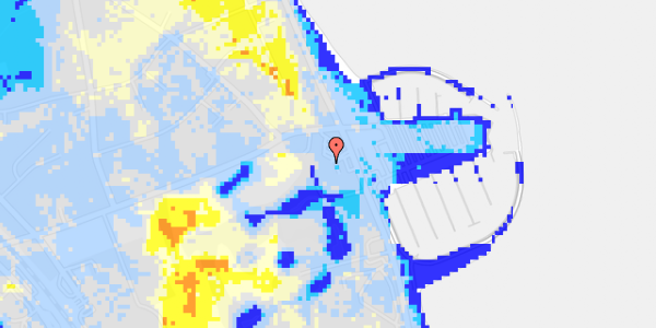 Ekstrem regn på Rungsted Strandvej 127B