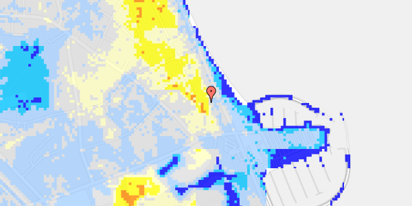 Ekstrem regn på Rungsted Strandvej 139