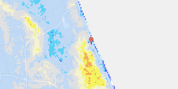 Ekstrem regn på Rungsted Strandvej 181B